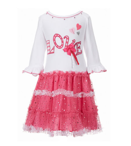 Toddler Girls Love Valentine's Dress Gift